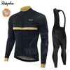 Conjuntos de camisa de ciclismo 2024 inverno conjunto de lã térmica roupas de ciclismo masculino raphaful jersey terno esporte equitação bicicleta roupas bib calças conjunto quente 231204