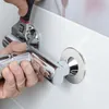 Kitchen Faucets 3 Pcs Stainless Steel Decorative Cover Wall Split Flange Pipe Shower Replacement Plumbing Plates Walls