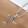 Men Style Chain Necklace Necklaces Pendants Classic Women Diamond Dy Vintage Pendant Hip Jewelry Cross Hop length 50cm242Q