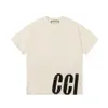 T-shirt polo da uomo T-shirt girocollo Abbigliamento estivo in stile polare ricamato e stampato con puro cotone da strada 13rfg