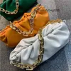 Bottegvveneta Bags Designer Bags 2023 New Chain Cloud Bag Soft Cowhide One Sholdled Leather dechold bag bag wrinkled Dumplings Children's Bag4m8w4m8w4m8w wn-j814