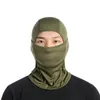 Ciclismo Caps Máscaras Camuflagem Tática Balaclava Full Face Máscara Cabeça Engrenagem Esportes Chapéu Caça Bicicleta Exército Multicam Bandana Pescoço Gaiter 231204