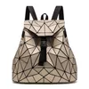 2020 nuove donne ologramma zaino zaini geometrici ragazze borse a tracolla da viaggio per le donne borse di design di lusso mochila mujer X052298U