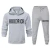 Designerkläder Mens Hoodies Sweatshirts 2023 Winter Sports Hoodie For Men Hoodrich Tracksuit Letter Handduk broderad tröja Färgglad blå solid Swea L13