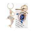 Charms zupełnie nowe modne uroki Dangle Rhinestone Dolphin Animals z homariem zapięcie biżuterii DIY Making Akcesoria Downiste dostawa 20