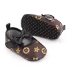 Babyschuhe Infat Neugeborenes Mädchen Erste Wanderer Schmetterlingsknoten Prinzessin Schuhe Für Babys Weiche Sohlen Wohnungen Mokassins CYG23120404-8