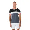 Erkek Tişörtleri Badminton Hızlı Kurutma T-Shirt Masası Tenis Giyim Fitness Çalışan Yaz Spor Giyim Kontrast Üstleri