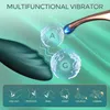 Vibratorer Licklip Double Ended Dildo Vibrator G Spot Clitoral Stimulator Anal Plug Remote Control Vagina Masturbator Sex Toys For Women 18 231204