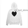 com me des garcons hoodie for mens Hoodie Sweatshirt Play Letter Embroidery Long Sleeve Pullover Women Red Heart Loose Sweater com me des garcon 8 OKCY