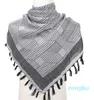 Szaliki szalik keffiyeh hatta szerokie z frędzlami shemagh araba houndstooth bawełna unisex