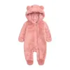 Barboteuses Bébé vêtements 0 à 3 6 12 mois pour l'hiver infantile naissance Costume né fille barboteuses garçon ours combinaison à manches longues enfants body 231204