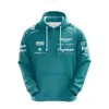 Mens Hoodies Sweatshirts 2023 Ny Aston Martin F1 Hoodie Uniform Hoodie Formula One Racing Dress Womens Herrkläder plus storlek