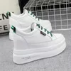 Height Increasing Shoes Casual Platform Trainers White Shoes Woman Height Increasing Shoes 10CM Heels Spring Autumn Wedges Breathable Women Sneakers 231204