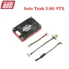 RUSH TANK SOLO VTX 5.8G 48CH PitMode Pitmode 25mW 400mW 800mW 1.6W Microphone réglable 2-6S pour Drones FPV longue portée