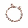High Edition Lock Charms Charms Chains Chains Bracelets градуированные браслетные чары подарка для матерей.