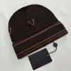 Beanie presente inverno designer para homens bonnet xadrez de malha chapéus bonnets chapéu de inverno queda térmica crânio boné esqui viagem clássico gorros marrom preto s