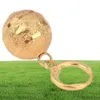 Orecchini a ciondolo a pendente a sfera rotonda Set di downiesture per tallone piena di oro giallo da 24 K Set di collane per perline ricoperte di oro giallo per donne9851416