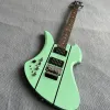 Linkshandige B Rich Light Green elektrische gitaar Floyd Rose Tremolobrug Diamond Inlay Chrome Hardware