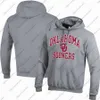 Herr colosseum grädde Oklahoma Sooners hoodie Lace Up Pullover Anpassa valfritt namn eller nummer Black White Women Youth All Stitched Top Blue