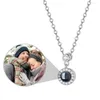 Ожерелья с подвесками 2023, модное ожерелье Po на заказ, мужское и женское проекционное украшение «Я люблю тебя», подарок на День святого Валентина