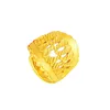 women039s Fiore sabbiatura placcato oro 24k Anelli a grappolo JSGR068 regalo di nozze moda donna anello di gioielli in oro giallo placcato283993862