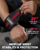 Wrist Support 1 Pair Wristband Brace Straps Extra Strength Weight Lifting Wraps Bandage Fitness Gym Training Custom 231104