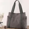 Sacos de noite 2023 moda lona pano mulheres bolsa bolsas casuais grande capacidade senhoras bolsa de ombro feminino tote shopper para menina