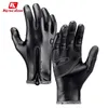 Fietshandschoenen Kyncilor Winter Warme Leren Handschoenen Touchscreen Fietshandschoenen Winddichte Fietshandschoenen Heren Dames Slijtvaste Motorhandschoenen 231204