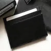 Elegant svart kaviar plånbok lady varumärke korthållare mode kvinnliga kreditkort väska mini lädervinge262f