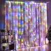 Strings 3M 4M 6M LED USB Curtain String Fairy Lights Christmas Garland Remote For Year Party Garden Home Wedding Decoration Navidad