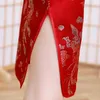 Vêtements ethniques Cheongsam pour enfants Été Automne Rétro Princesse Robe Chinoise Traditionnelle Petite Fille Bébé