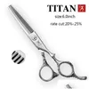 Ciseaux à cheveux Titan coiffure coupe outil de barbier Salon de coupe 230516 livraison directe produits soins outils de coiffure Dhidg