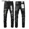 Nouveau Jeans Designer Hommes En Détresse Noir Ripped Biker Slim Fit Moto Motards Denim Pour Hommes Marque De Mode Pantalon Noir