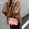 Genuine Leather Bags Mini Layer Cowhide Small for Women 2023 New Fashion Versatile Togo Litchi Pattern Leather Handbag