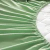 Almohadilla de colchón 2024 Protector de cubierta de jacquard impermeable Sábana ajustable amigable para la piel Estera de látex Cama gruesa 120 180200x200cm 231202
