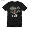 Mäns T-shirts WW2 German Rmtiger Assault Tiger Assault Gun Panzer Cool T-Shirt Men. Summer Mens T Shirt New SX-4XL T231204