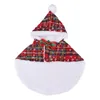 Dog Apparel Christmas Pet Costume Snow Bow Hooded Cape Cloak Festival Styling Accessories For Cat