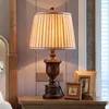 Tafellampen Vintage Hars Stof Lamp Voor Woonkamer Slaapkamer Nachtkastje Nordic Kantoor Studie Home Decor Aan Uit Schakelende Bureaulamp