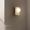 Wandlampen Amerikaanse stijl retro groen marmer koper glas ganglamp creatieve woonkamer slaapkamer trap led-verlichtingsarmaturen