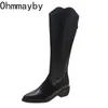 Botas de invierno de felpa corta para mujer Caballero Moda Cremalleras traseras Damas Elegantes Botines largos cálidos Calzado de mujer de cuero suave 231204