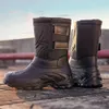 Stivali uomo inverno caldo sneakers impermeabili 2023 attività all'aperto pesca neve lavoro calzature maschili scarpe 231204