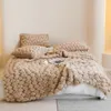 Battaniyeler Yapay Tavşan Peluş Yatak Battaniye Yumuşak Kanepe Rahat ve Kalınlaştırılmış Çarşaf Ev Dekorasyon Kış 231204