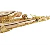 MARGEWATE Bb Tenorsaxofoon Hoge kwaliteit Fosforbrons Goudlak B Platte Saxofoon Muziekinstrument Sax spelen met koffer