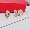 New V Gold Gypsophila Ring Full Diamond High Carbon Diamond Love Ring Three Row Diamond Couple ring et em geldity model311u