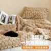 Battaniyeler Yapay Tavşan Peluş Yatak Battaniye Yumuşak Kanepe Rahat ve Kalınlaştırılmış Çarşaf Ev Dekorasyon Kış 231204