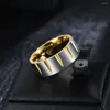 Cluster Ringe Klassischer 'W' Gewinner-förmiger Ring Edelstahl für Männer Hippie Punk Fingerschmuck Zubehör Hip Hop Homme Geschenk Großhandel