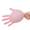 Gants jetables en Nitrile gratuit, Non stériles, pour nettoyage des aliments, paquet de 100, poudre de beauté pour Salon de beauté, Latex rose pour cuisine domestique