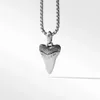 Necklace Dy Luxury Designer TwistedDY New Fashion Shark Teeth Silver Pendant for Direct Sale
