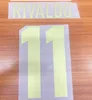 Conjunto de nombres Retro coleccionable Ronaldinho A.INIESTA SUAREZ XAVI HENRY RIVALDO GUARDIOLA PUYOL IBRAHIMOVIC, insignia de parche de fútbol con impresión