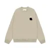 AMIS Designer z kapturem Najwyższa jakość Macaron Love Color Hafted Sweetheart Early Autumn Men's and Dame's Casual Lose Peach Pullover Top